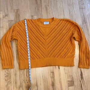 Old Navy Orange Knit Sweater